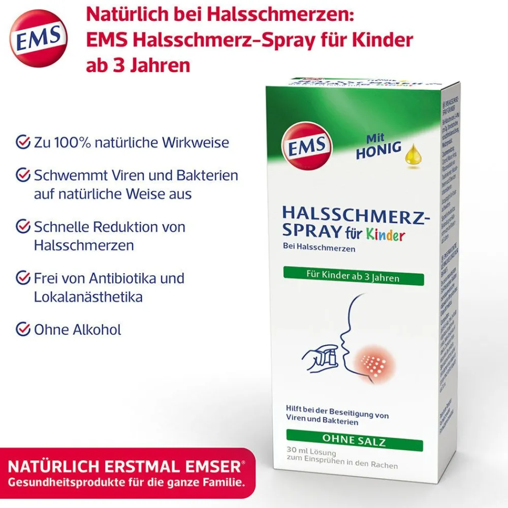 EMS HALSSCHMERZ-SPRAY für Kinder>Emser Outlet