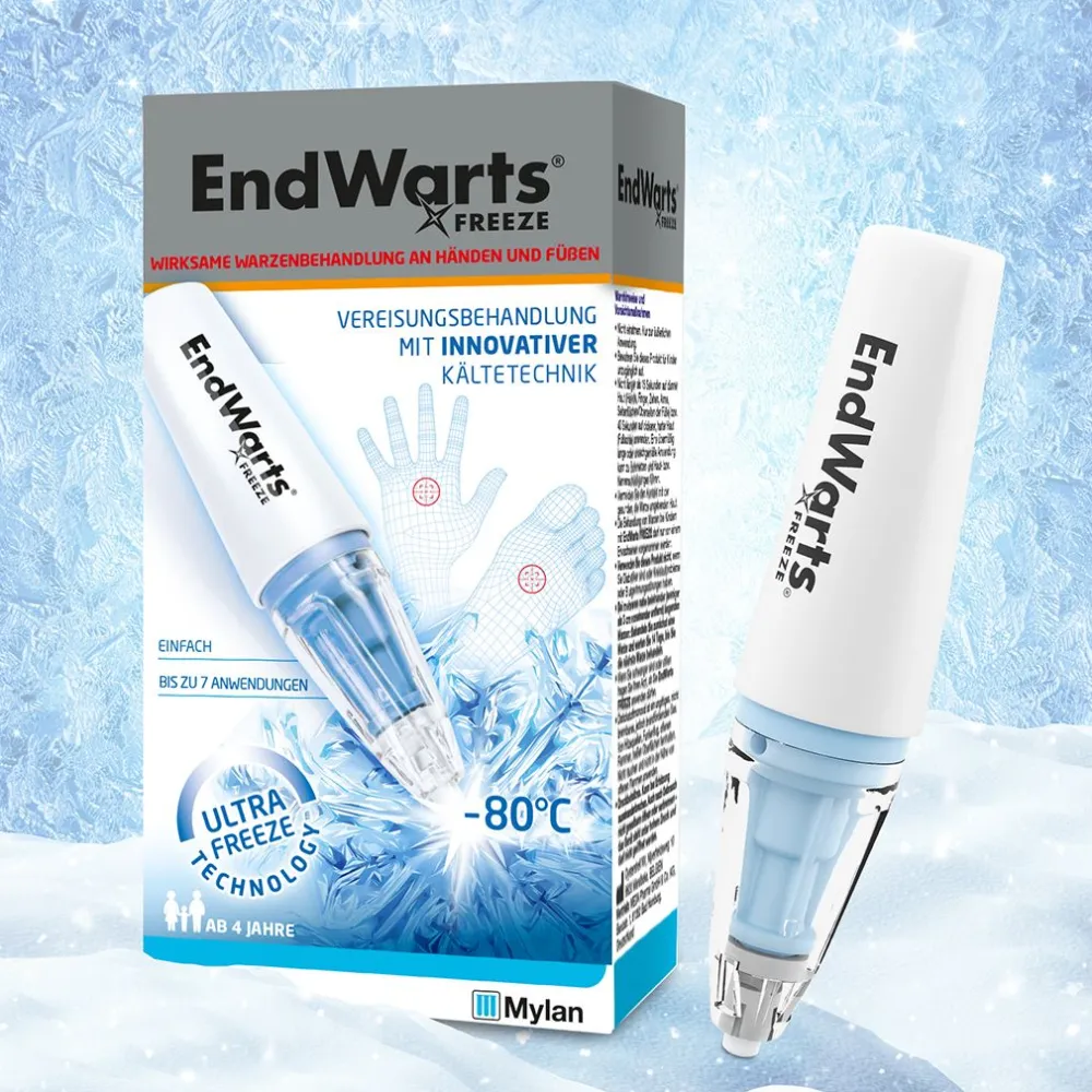 FREEZE: Vereisungsmittel zur Entfernung von Warzen an Händen, Armen & Füßen|EndWarts Best