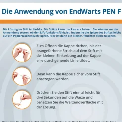 PEN F: Warzen entfernen, Warzenentferner mit Ameisensäure, zur Warzenentfernung, Stift für ca. 30 Behandlungen|EndWarts