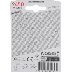 ENERGIZER CR2450 Lithium-Knopfzellen>