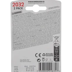 Energizer® Lithium-Knopfzellen CR2032 3V> Outlet