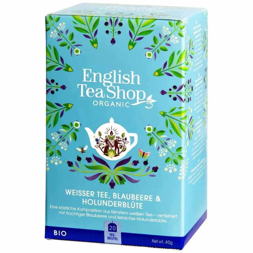 English Tea Company Weißer Tee mit Blaubeere & Holunderblüte| Best