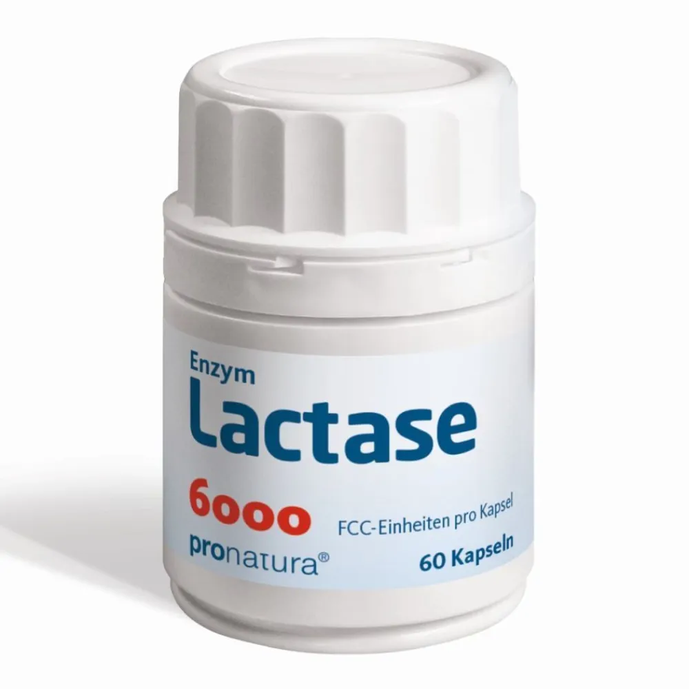 Enzym Lactase - 6000 FCC / 60 Kapseln| Hot