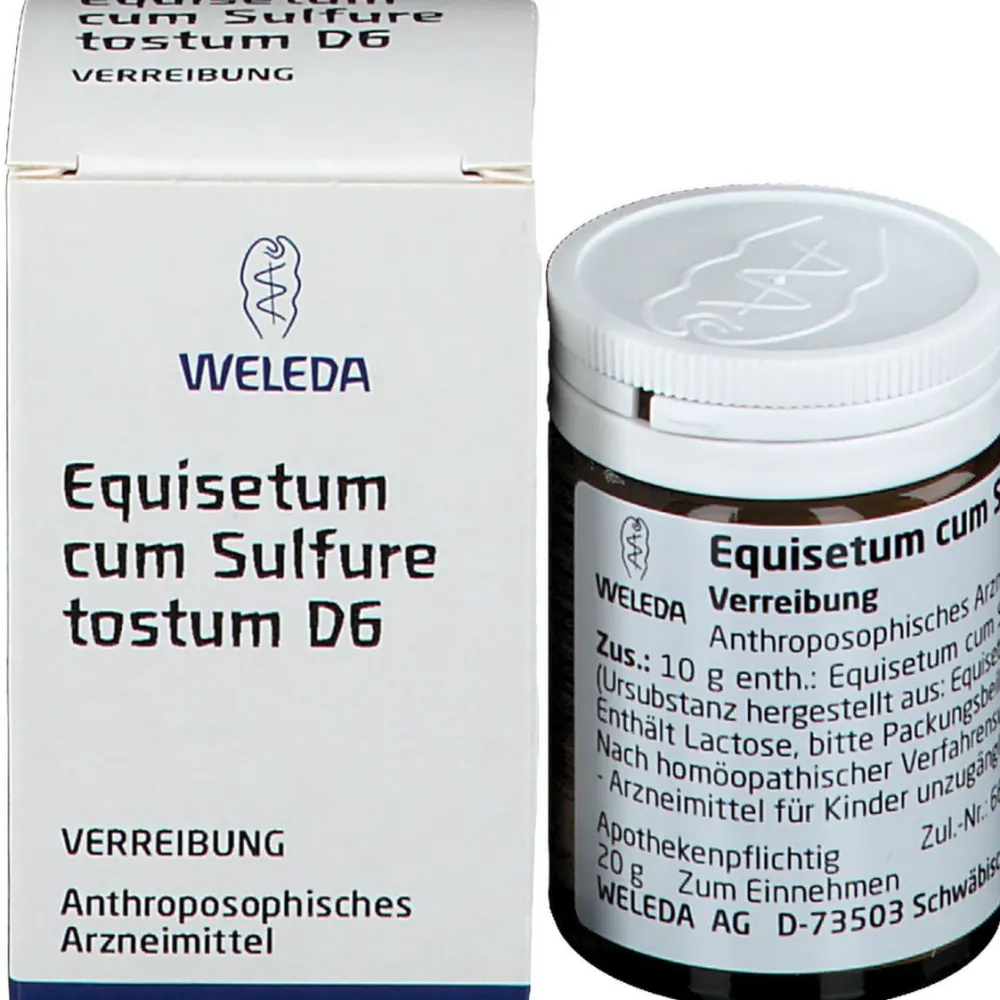 Equisetum Cum Sulfure Tostum D6>WELEDA