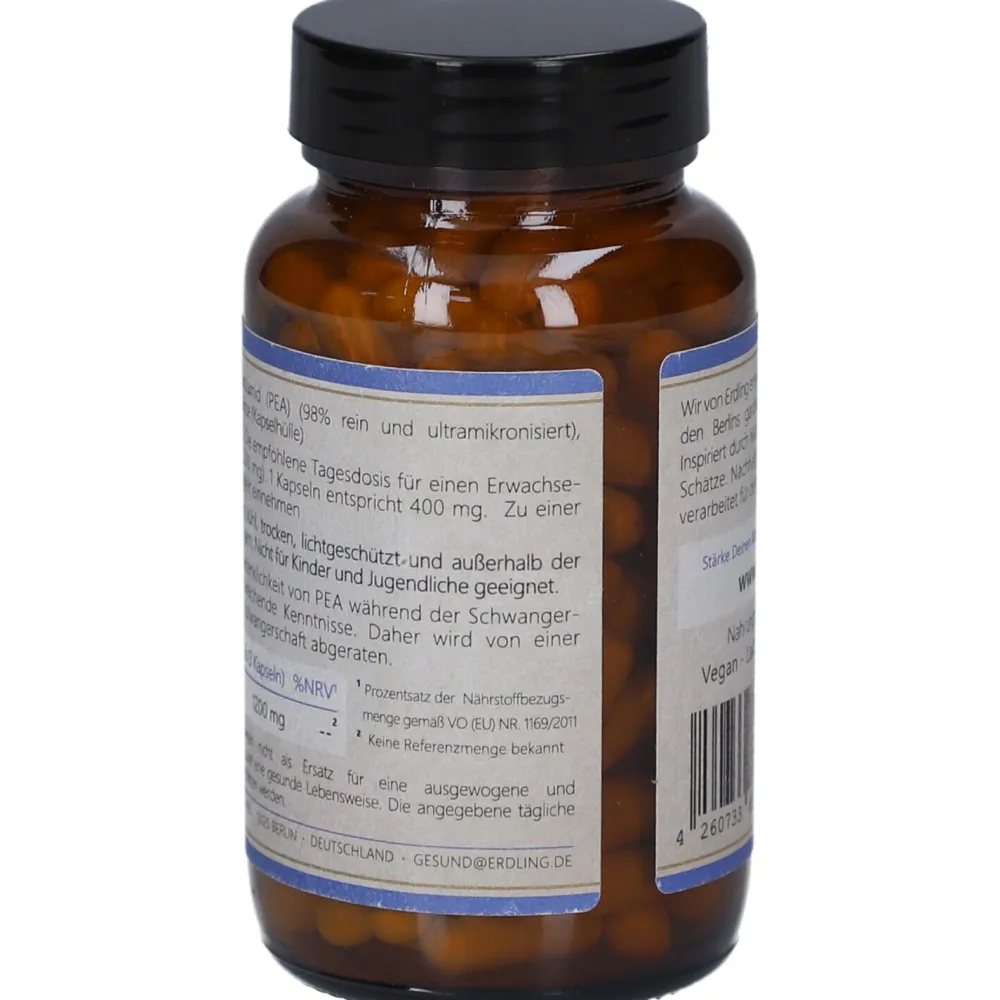 . PEA - Palmitoylethanolamid - 120 Kapseln (400mg)>Erdling Hot