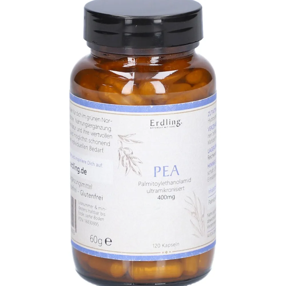 . PEA - Palmitoylethanolamid - 120 Kapseln (400mg)>Erdling Hot