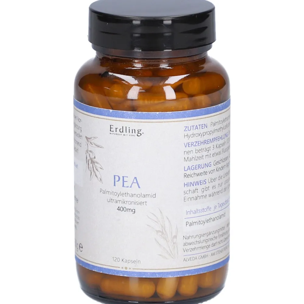 . PEA - Palmitoylethanolamid - 120 Kapseln (400mg)>Erdling Hot