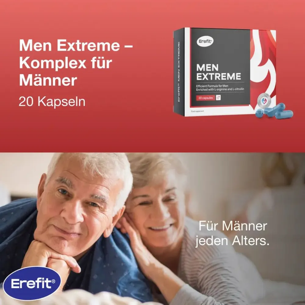 Erefit Men Extreme – Komplex für Männer – Alternative zu Viagra und Kamagra|
