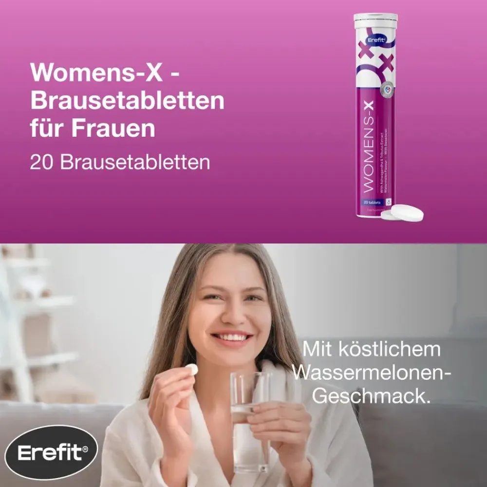 Erefit Womens-X - Brausetabletten für Frauen – Alternative zu Viagra und Kamagra|