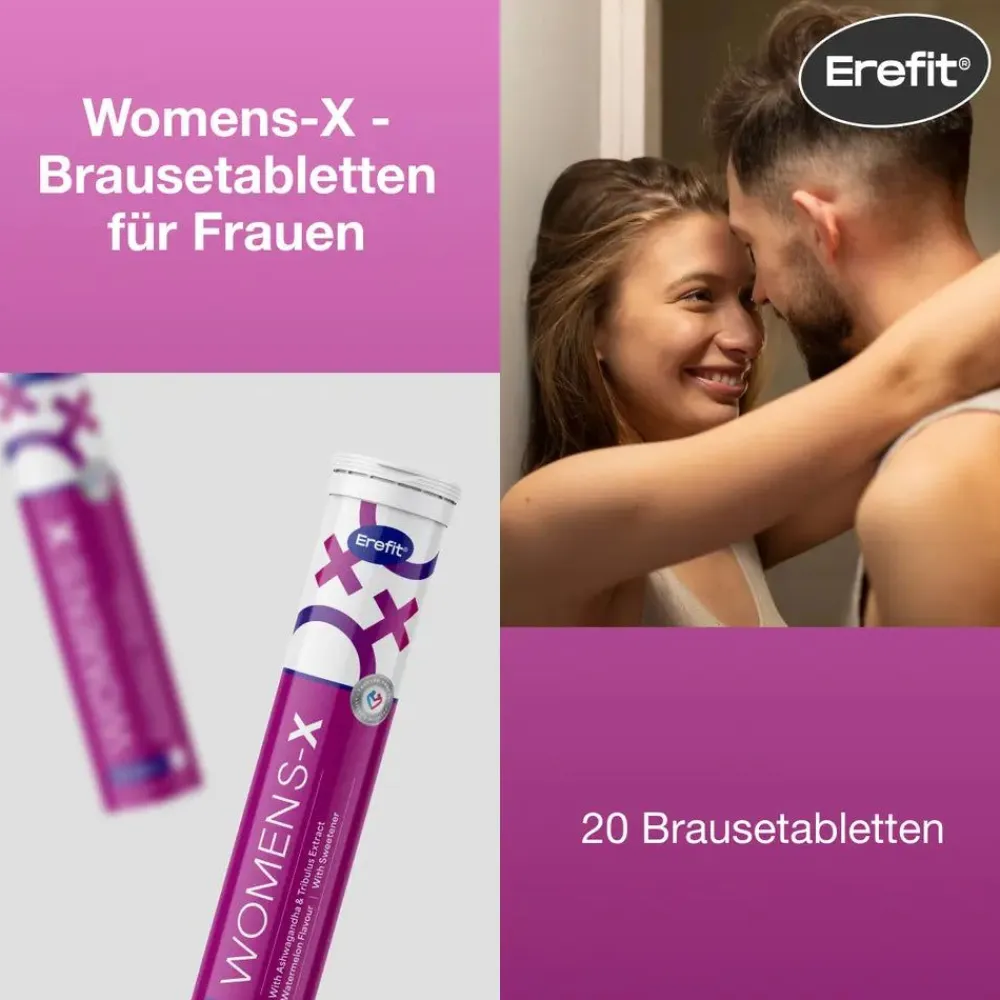Erefit Womens-X - Brausetabletten für Frauen – Alternative zu Viagra und Kamagra|