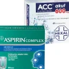 Erkältungsset ® Complex + ACC akut 600 mg|Aspirin Hot