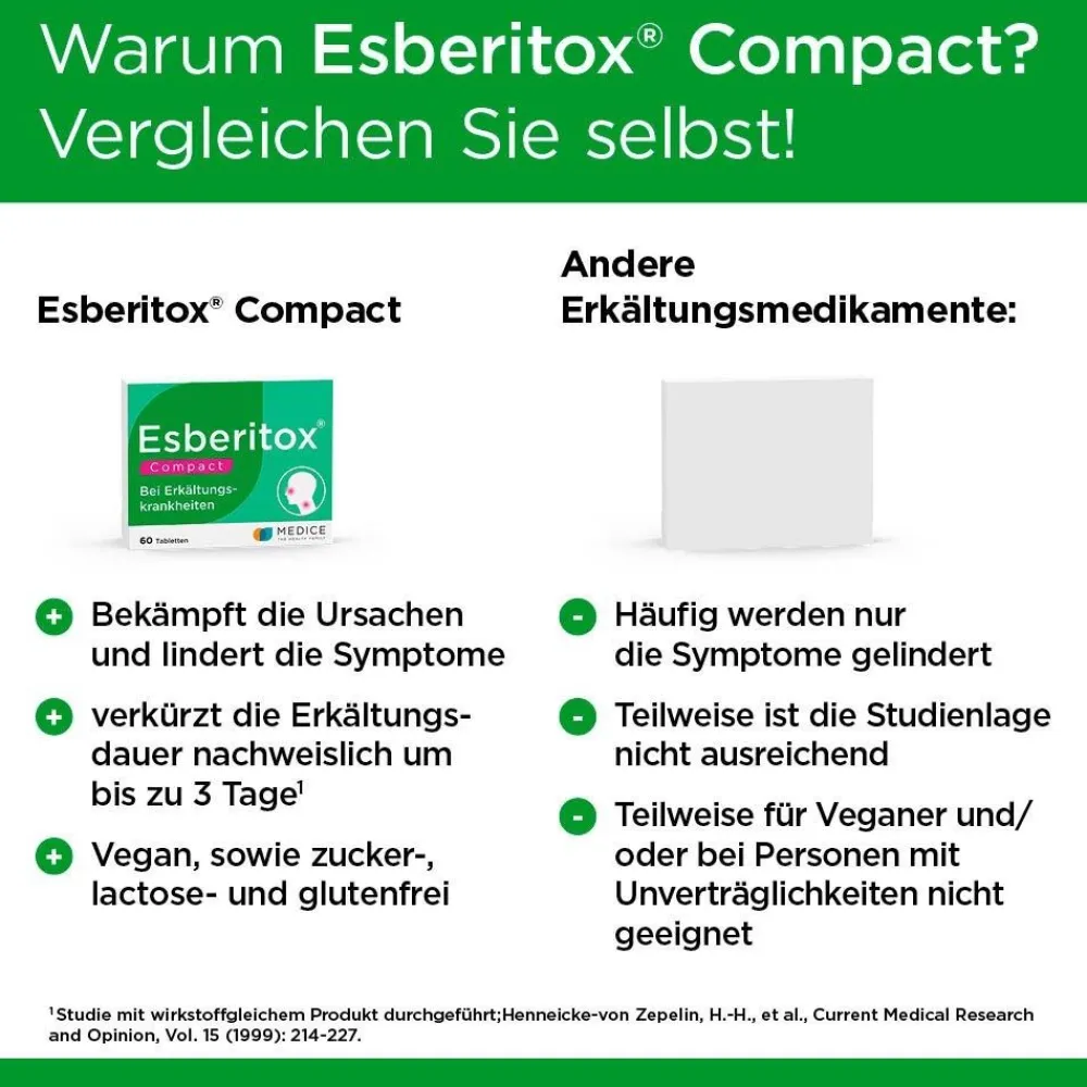 COMPACT Tabletten bei Erkältungskrankheiten|Esberitox Best