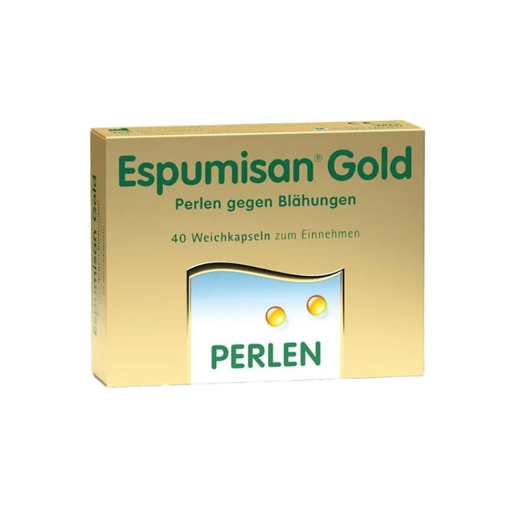 ® Gold Perlen gegen Blähungen>Espumisan Discount