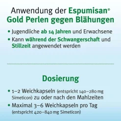 ® Gold Perlen gegen Blähungen><noscript><img width=