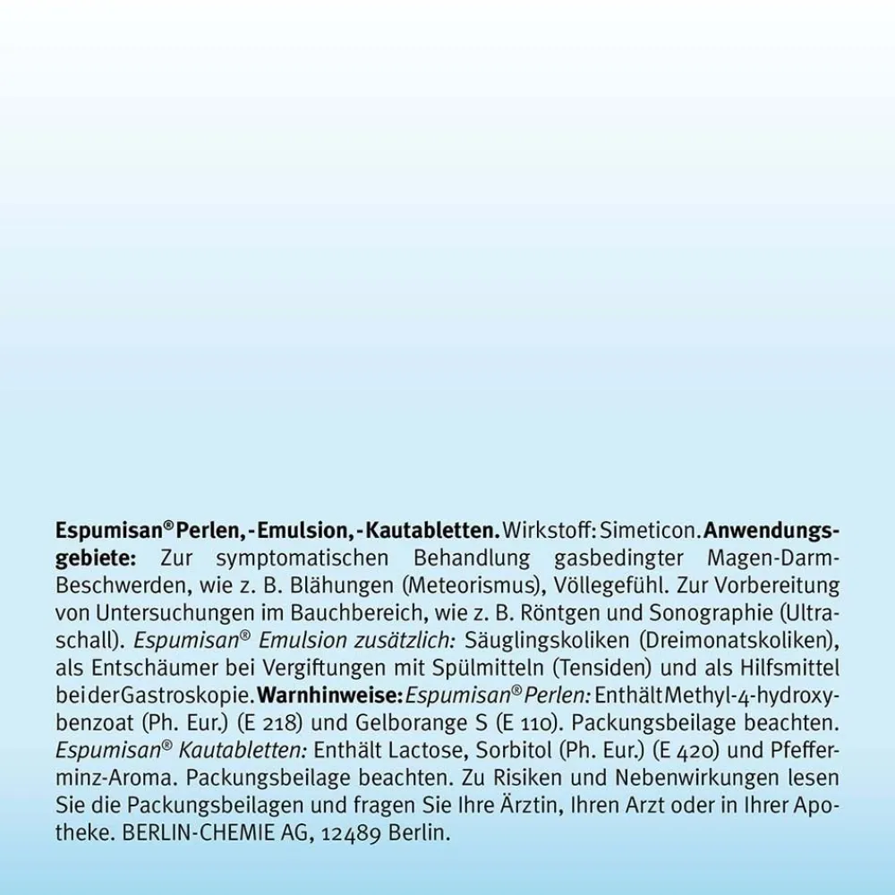 ® Perlen>Espumisan Online