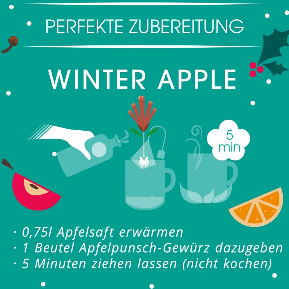 ETS - Apfel Punsch Gewürz Winter Apple bio>English Tea Shop New