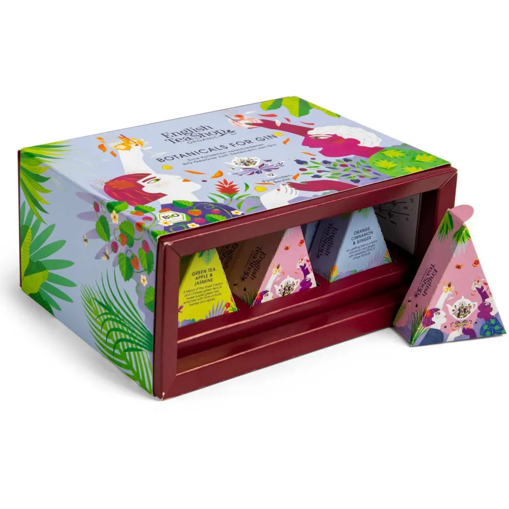 ETS - Botanicals for Gin Geschenkbox Gin Gewürz-Kollektion bio|English Tea Shop Best