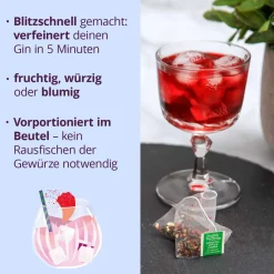 ETS - Botanicals for Gin Geschenkbox Gin Gewürz-Kollektion bio|English Tea Shop Best