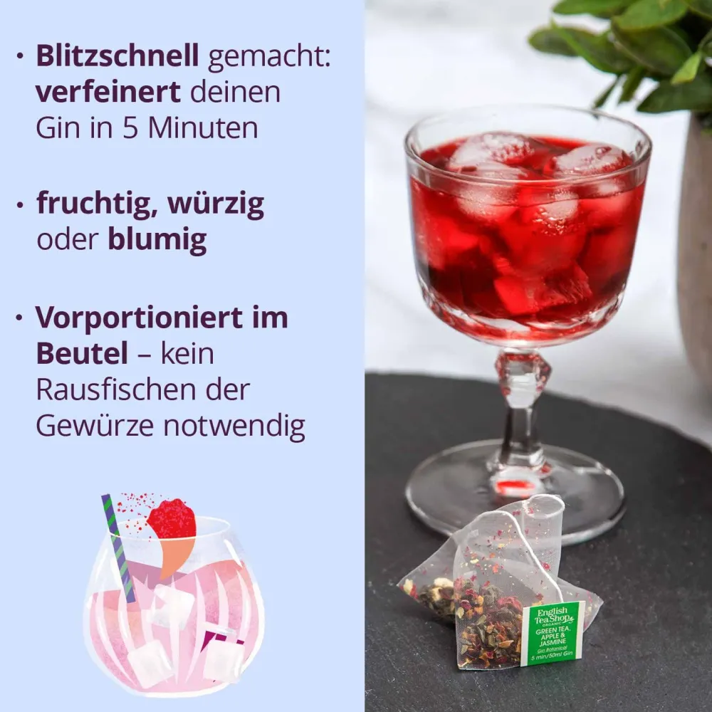 ETS - Botanicals for Gin Geschenkbox Gin Gewürz-Kollektion bio|English Tea Shop Best