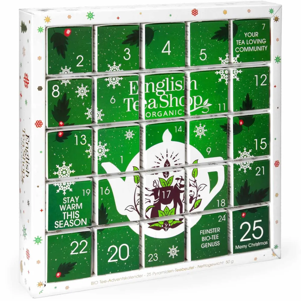 ETS - Puzzle Tee Adventskalender "Happy Holiday", BIO, 25 einzelne Boxen>English Tea Shop Outlet