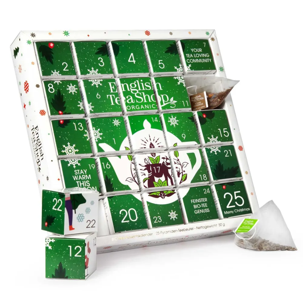 ETS - Puzzle Tee Adventskalender "Happy Holiday", BIO, 25 einzelne Boxen>English Tea Shop Outlet