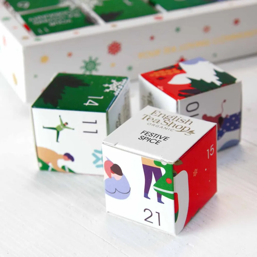 ETS - Puzzle Tee Adventskalender "Happy Holiday", BIO, 25 einzelne Boxen>English Tea Shop Outlet