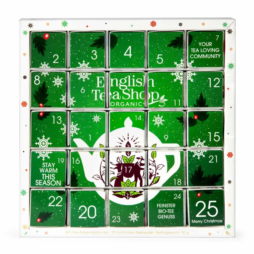ETS - Puzzle Tee Adventskalender "Happy Holiday", BIO, 25 einzelne Boxen>English Tea Shop Outlet