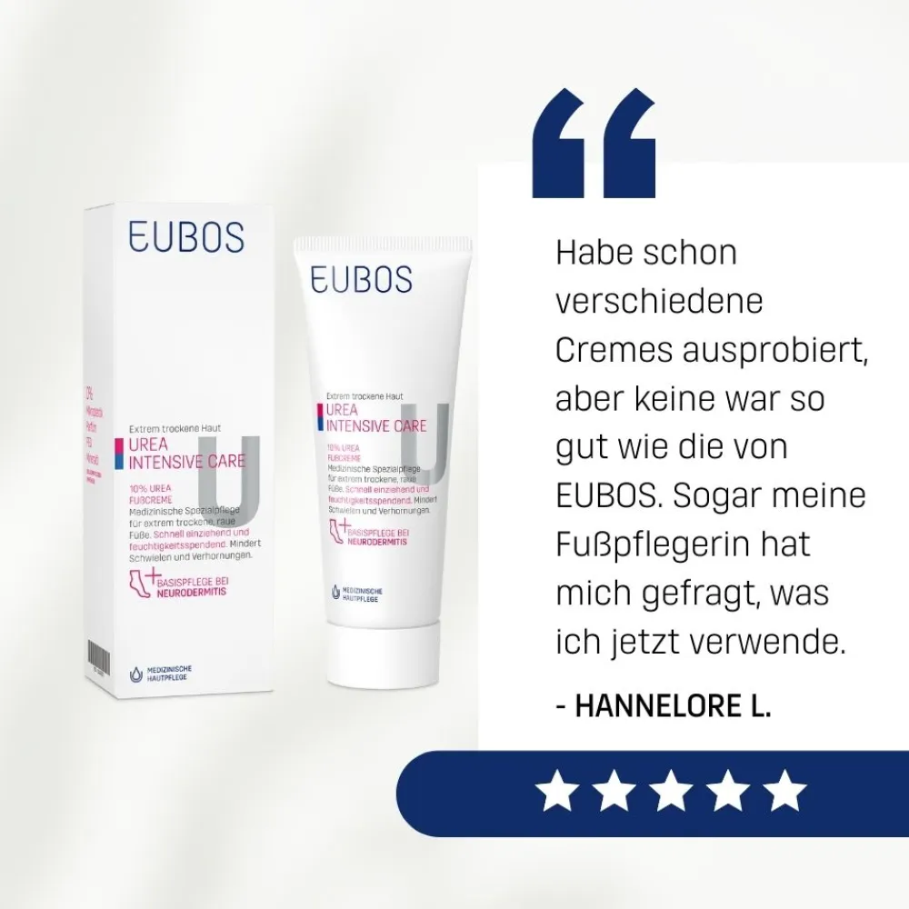 ® Trockene Haut Urea 10% Fußcreme>Eubos Best