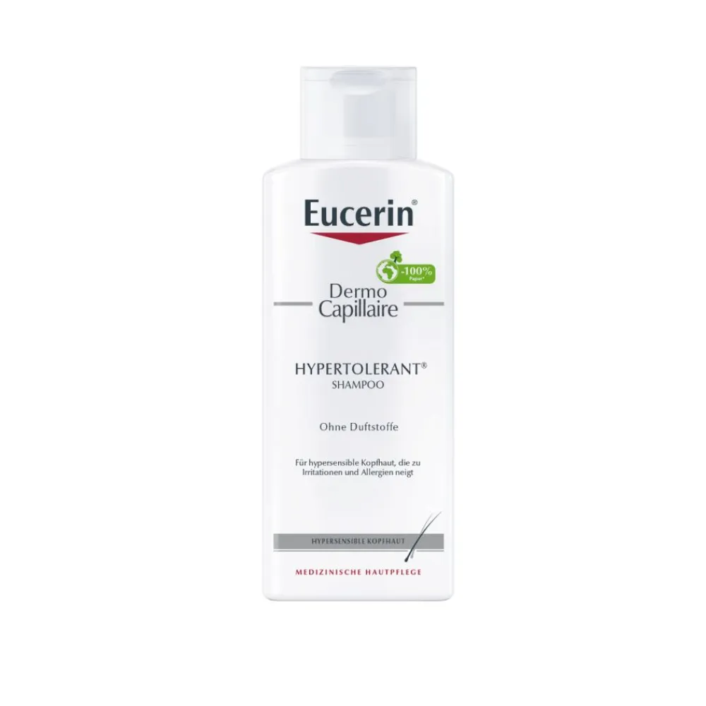 DermoCapillaire Hypertolerant Shampoo – besonders hautfreundliches und mildes Shampoo für hypersensible Kopfhaut - Jetzt 20 % mit dem Code 20 sparen>Eucerin Best