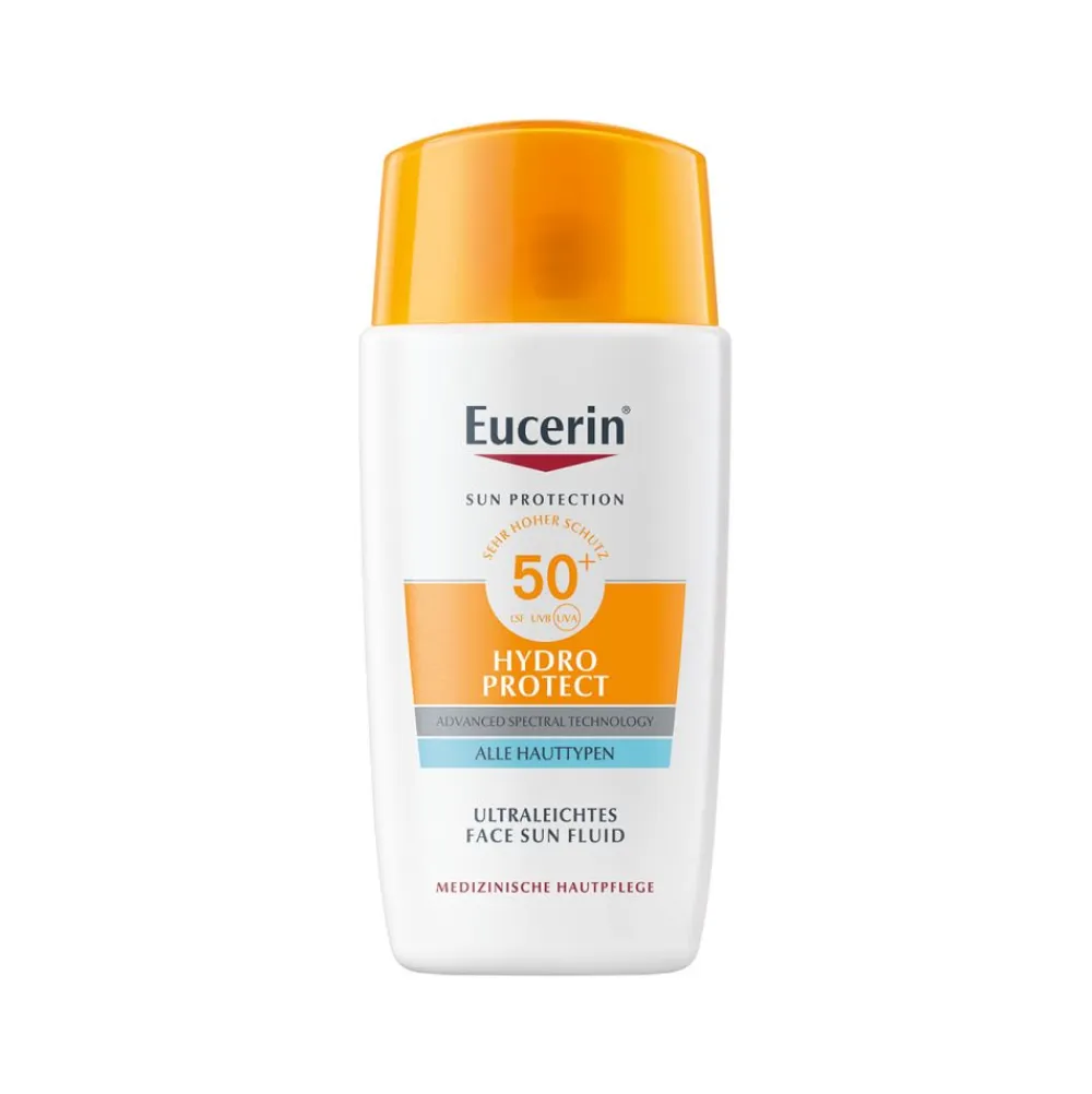 ® Hydro Protect Ultraleichtes Face Sun Fluid LSF 50+ - Jetzt 20 % mit dem Code 20 sparen>Eucerin Discount