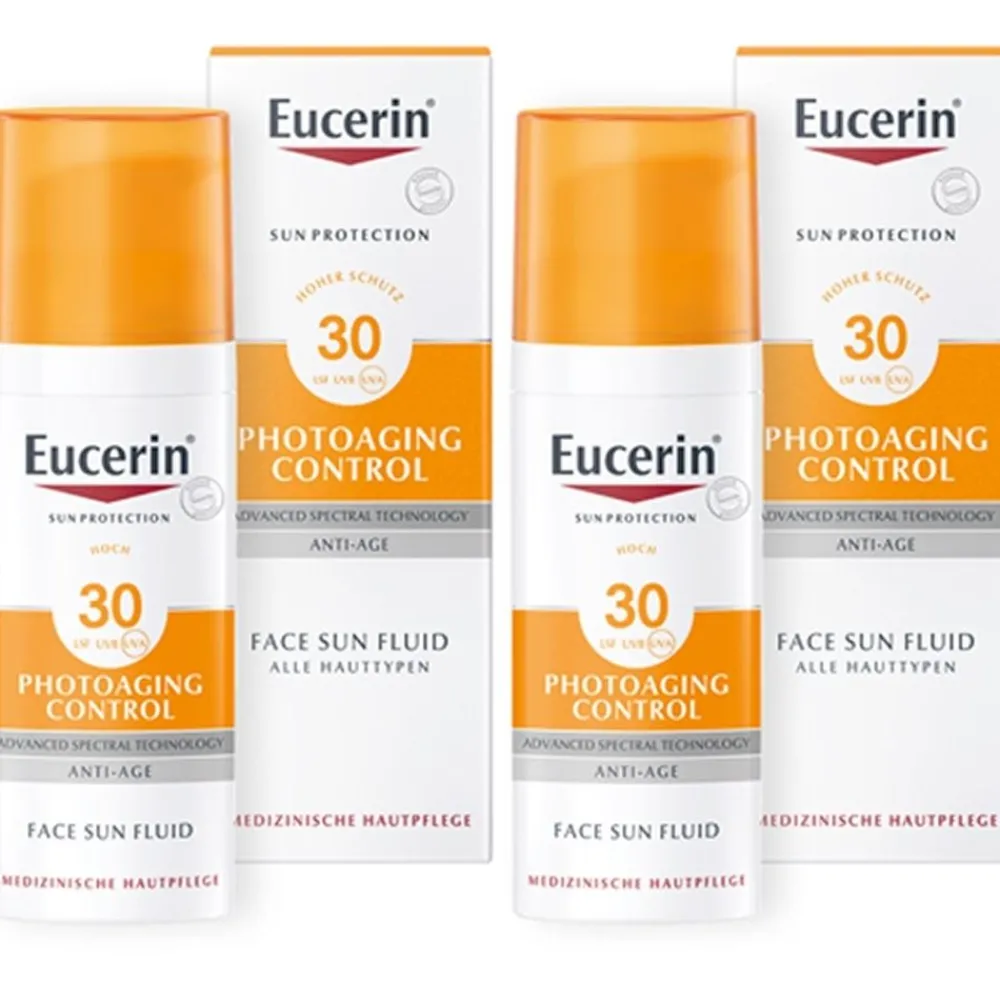 Eucerin® Photoaging Control Face Sun Fluid LSF 30 – hoher Sonnenschutz hilft gegen Photoaging und reduziert Falten sichtbar - Jetzt 20 % mit dem Code eucerin20 sparen> Hot