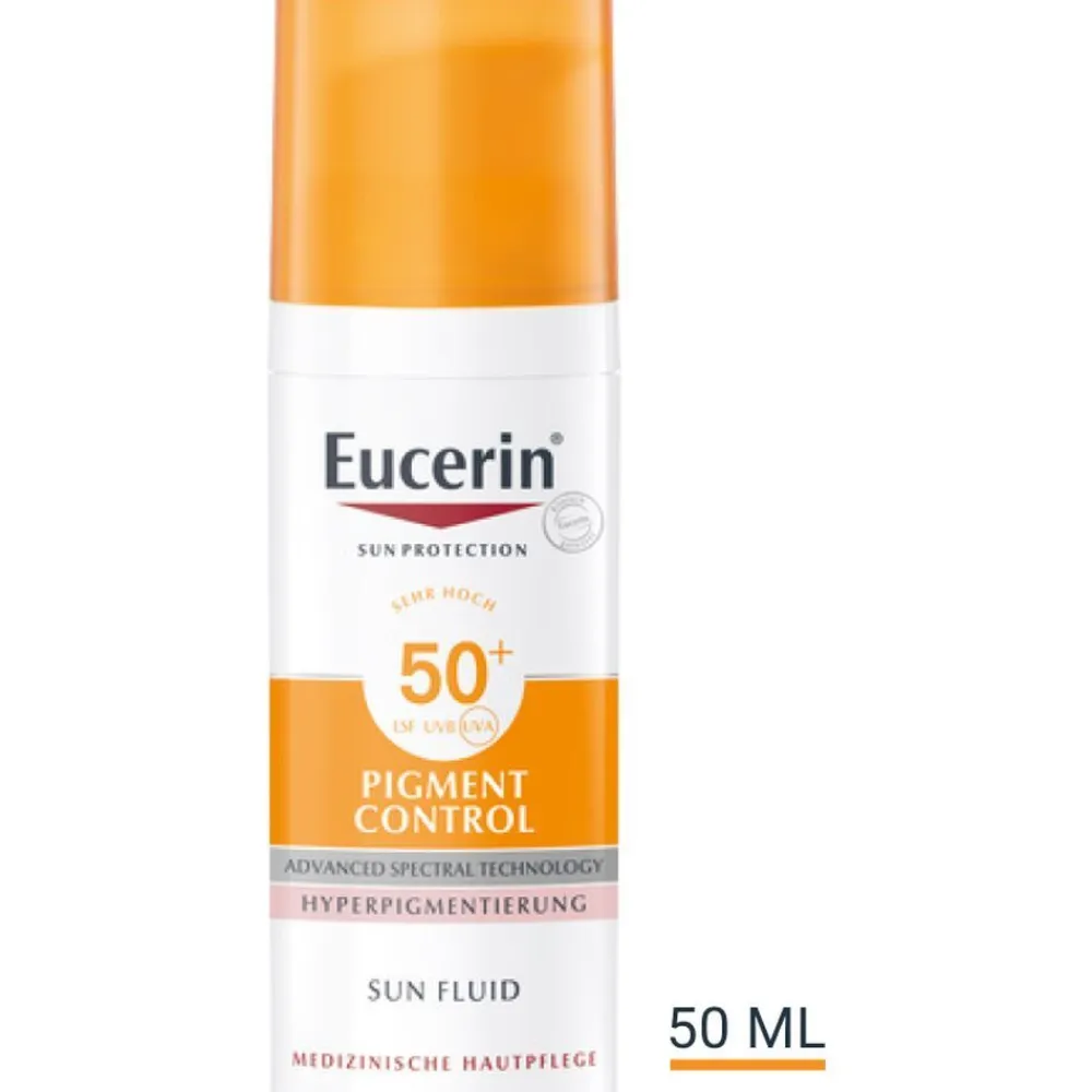 ® Pigment Control Sun Fluid LSF 50+ – Sehr hoher Sonnenschutz & sichtbare Milderung von vorhandenen Pigment- und Altersflecken - Jetzt 20 % mit dem Code 20 sparen>Eucerin