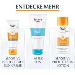 ® Sensitive Protect Sun Lotion Extra Light LSF 50+ – sehr hoher Sonnenschutz pflegt empfindliche Haut - Jetzt 20 % mit dem Code 20 sparen|Eucerin Hot