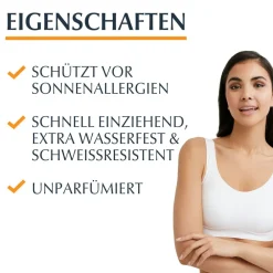 ® Sun Allergy Protect Gel-Creme LSF 50+ – Sonnenschutz für Hauttypen, die zu Sonnenallergien neigen - Jetzt 20 % mit dem Code 20 sparen|Eucerin New