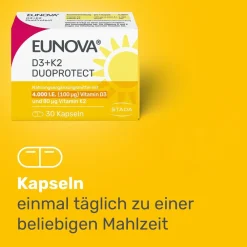 ® D3 + K2 DuoProtect – 4.000 I.E. Nahrungsergänzungsmittel mit zur normalen Funktion des Immunsystems & Erhaltung normaler Knochen><noscript><img width=