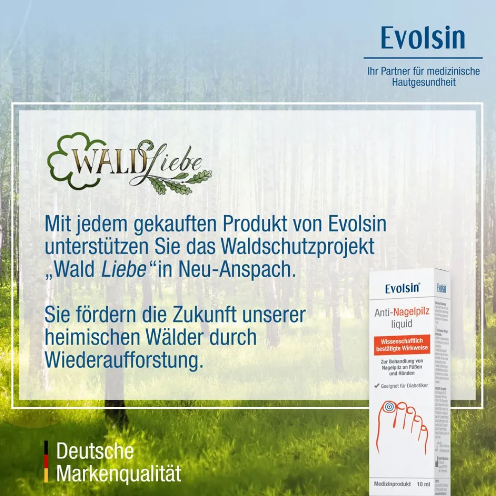 ® Anti-Nagelpilz Liquid - Nagelpilz Nagellack für Füsse und Hände - Wissenschaftlich bestätigte Wirkweise>Evolsin Online