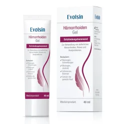 ® Hämorrhoiden Gel - Hämorrhoiden Salbe gegen Brennen, Schmerz & Juckreiz>Evolsin Discount