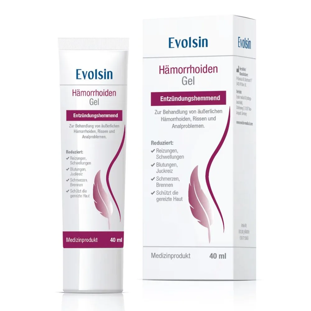 ® Hämorrhoiden Gel - Hämorrhoiden Salbe gegen Brennen, Schmerz & Juckreiz>Evolsin Discount