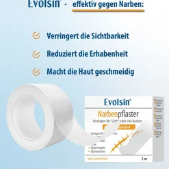 Evolsin® Transparentes Narbenpflaster – für Narben aller Art – Narbenpflaster aus Silikon reduziert sichtbar Narben - für eine einfache Behandlung (200 cm)| Outlet