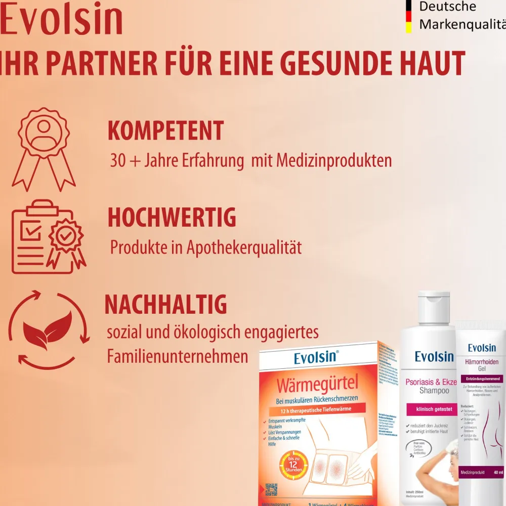 ® Wärmegürtel – Wärmeumschläge zur Linderung muskulärer Rückenschmerzen|Evolsin Discount