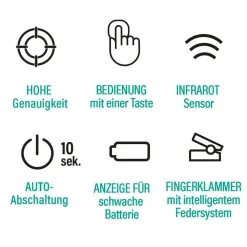 EVOLU PULS OXIMETER Finger-Pulsoximeter extra soft für Zuhause + unterwegs><noscript><img width=