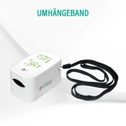 EVOLU PULS OXIMETER Finger-Pulsoximeter extra soft für Zuhause + unterwegs><noscript><img width=