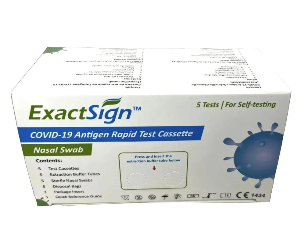 ExactSign COVID-19 Antigen Rapid Test Cassette Laientest CE 1434 - Schnelltest| Discount