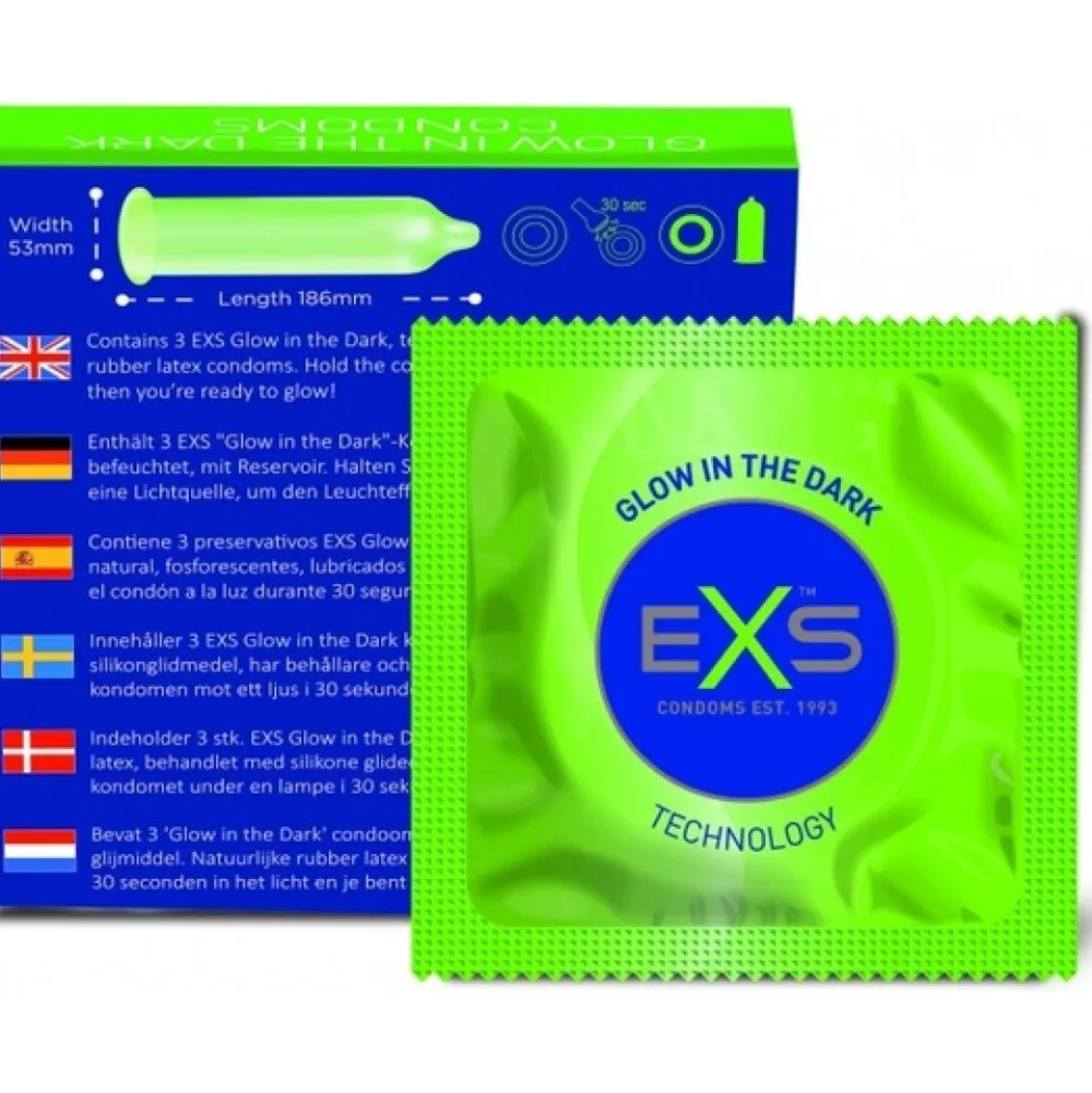 EXS *Glow in the Dark Condoms*> Sale