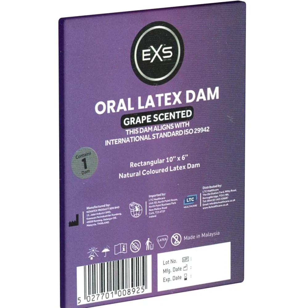 EXS *Grape Scented Oral Latex Dam*| New