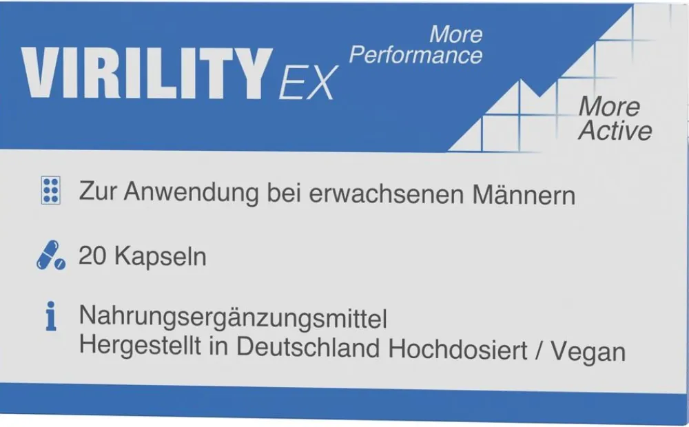 ExVital GmbH - Virility Ex - Performance-Kapseln für Ihn| Online
