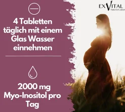 ® Inositol Vitamin B8 mit Folsäure 180 Tabletten>EXVITAL New