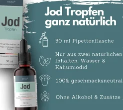 EXVital® Jod Tropfen, hochdosiertes Kaliumiodid| New