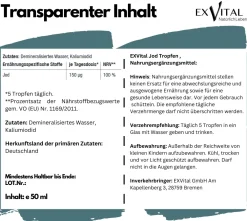 EXVital® Jod Tropfen, hochdosiertes Kaliumiodid| New