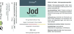 EXVital® Jod Tropfen, hochdosiertes Kaliumiodid| New